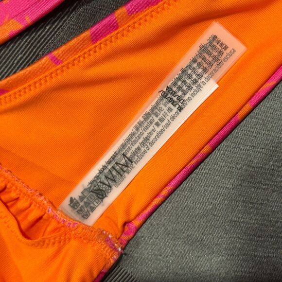 NWT VICTORIA'S SECRET Pink Palm Knotted Bralette Bikini Set Size XL & M - Picture 8 of 14